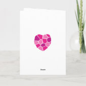 Sende dir all meine romantische Liebe Karte (Rückseite)