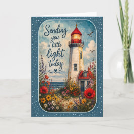 Sende Dir Ein Bisschen Licht Heute Leuchtturm Karte