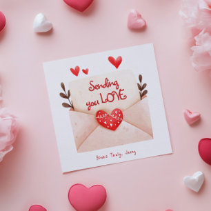 Sende dir Liebe Valentinstag-Gruß Karte