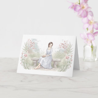 Sende Ihnen Frieden - Watercolor Garden Reader  Karte