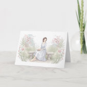Sende Ihnen Frieden - Watercolor Garden Reader  Karte (Vorderseite)