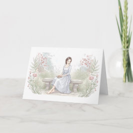 Sende Ihnen Frieden - Watercolor Garden Reader  Karte