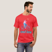Sende Liebe Mädchen T-Shirt (Vorne ganz)
