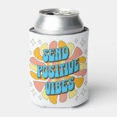 Sende positive Vibes Dosenkühler (Kanne Vorderseite)