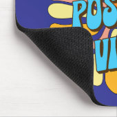 Sende positive Vibes Mousepad (Ecke)