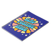 Sende positive Vibes Notizblock (Linke Seite)