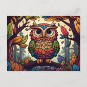 Senden einer klugen Nachricht mit Owl Postkarten (Vorderseite)