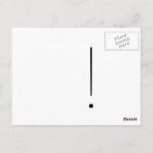 Senden einer Postkarte an den Kongress (Rückseite)