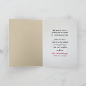 Senden einer Umarmung für Ihr Herz-Hund-Loss-Beile Karte (Innenseite)