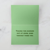 Senden einer Virtual Hug Sloth Card Karte (Innenseite)