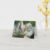 Senden eines Engelchens Karte (Gelbe Blume)