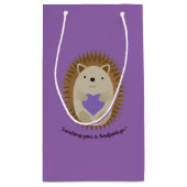 Senden eines Hedgehug-Igels Kleine Geschenktüte (Rückseite)