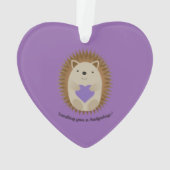 Senden eines Hedgehug-Igels Ornament (Rückseite)
