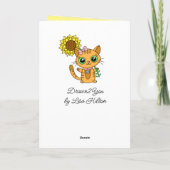 Senden eines Schlägers | Niedliche Kätzchen und So Karte (Rückseite)