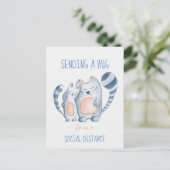 Senden eines Umschlags Postkarte (Stehend Vorderseite)