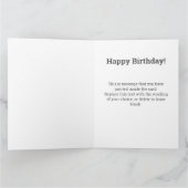 Senden eines Videos mit QR-Code an einem Geburtsta Karte (Innenseite)