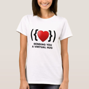 Senden eines virtuellen Schlägers Text, Emoticon & T-Shirt