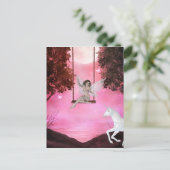 Senden für das Unicorn - Fantasy Postkarten (Stehend Vorderseite)