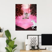 Senden für das Unicorn - Fantasy Print Poster (Heimbüro)
