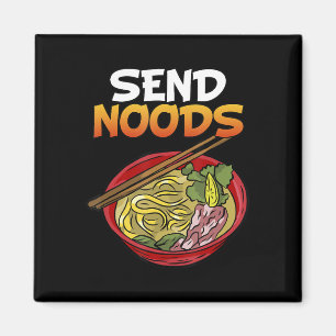 Senden Noods Kakashi Bowl Ramen Japan Ahegao Anime Magnet