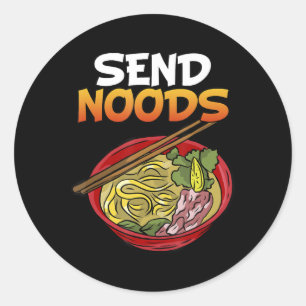 Senden Noods Kakashi Bowl Ramen Japan Ahegao Anime Runder Aufkleber