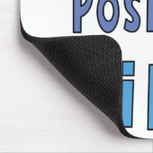 Senden positiver Vibes Mousepad (Ecke)