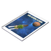 Senden Sie Cilantro an Mars-Notebook Notizblock (Linke Seite)