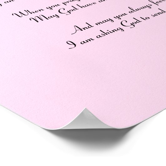 Senden Sie ein Angel Poster (Ecke)