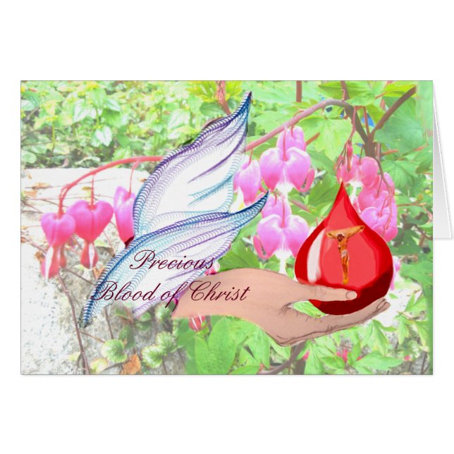 Senden Sie ein Gebet anstelle gerade einer Karte (Vorderseite (Horizontal))