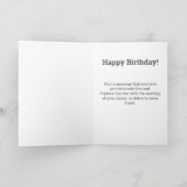 Senden Sie ein Lied mit QR-Code an einem Geburtsta Karte (Innenseite)