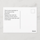 Senden Sie ein Video mit QR-Code zu Weihnachten Postkarte (Rückseite)