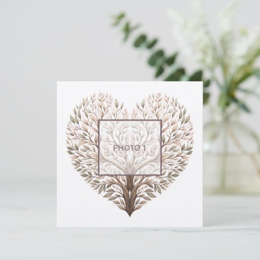 Senden Sie eine besondere Foto Vathedokarte (Stehend Vorderseite)