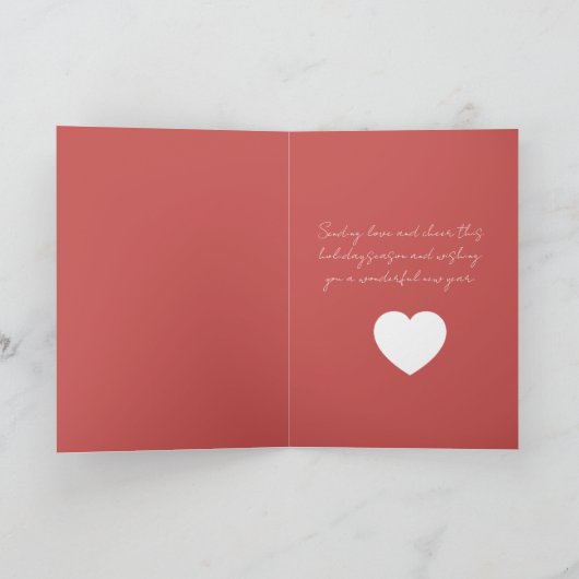 Senden Sie eine fröhliche Urlaubsbotschaft mit die Karte (Innenseite)