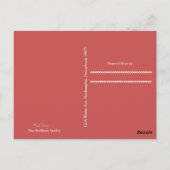 Senden Sie eine fröhliche Urlaubsbotschaft mit die Postkarte (Rückseite)