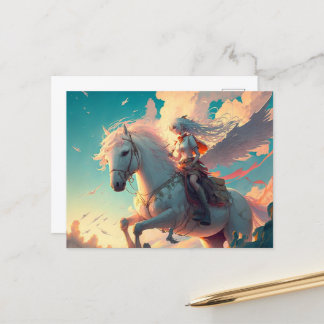 Senden Sie eine magische Nachricht mit Unicorn-Pos Postkarte
