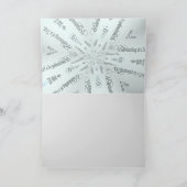 Senden Sie eine Poem Litany Liebe Grußkarte Karte (Innenseite)