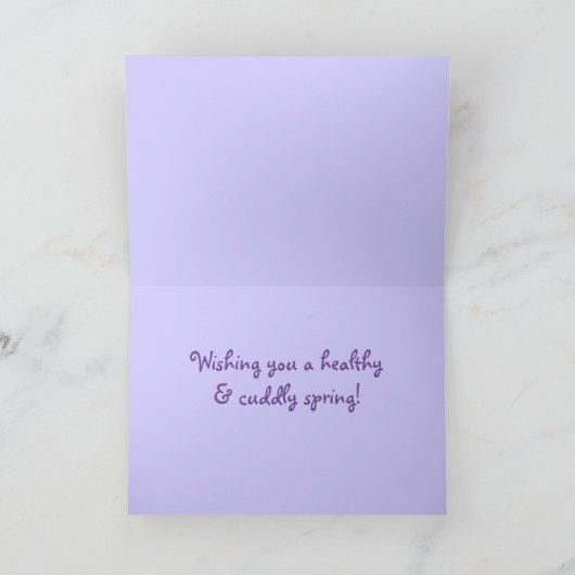 Senden Sie eine Virtual Hug Kitty Card Karte (Innenseite)