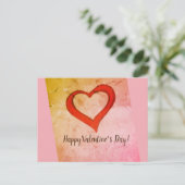 Senden Sie es mit Liebe Postkarte (Stehend Vorderseite)