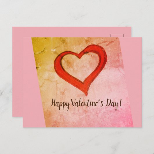 Senden Sie es mit Liebe Postkarte (Vorne/Hinten)