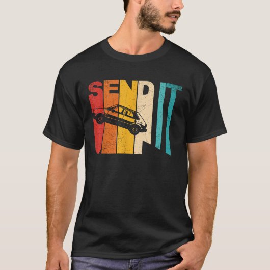 Senden Sie es Race Car Meme T-Shirt (Vorderseite)