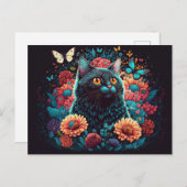 Senden Sie fröhliche Wünsche mit einer einzigartig Postkarte (Vorne/Hinten)