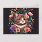 Senden Sie fröhliche Wünsche mit einer einzigartig Postkarte (Vorderseite)