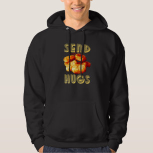 Senden Sie Hugs Chicken Nugget Fast Food Chicken N Hoodie