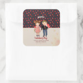 Senden Sie Ihnen viele Liebe Valentine Aufkleber (Tasche)