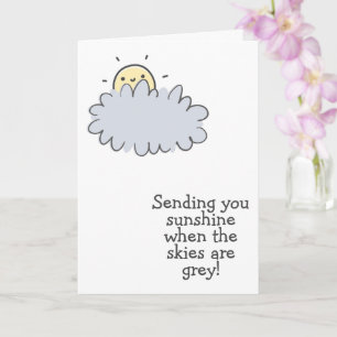 Senden Sie Ihr Sunshine - Niedlich Get Well Card Karte