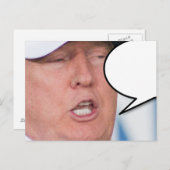 Senden Sie Ihre eigene Nachricht #TheIdesOfTrump P Postkarte (Vorne/Hinten)