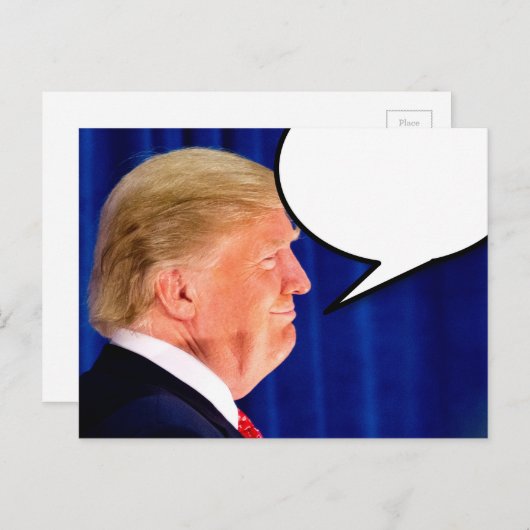 Senden Sie Ihre eigene Nachricht #TheIdesOfTrump P Postkarte (Vorne/Hinten)