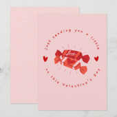 Senden Sie Ihre Liebe Holiday Card Feiertagskarte (Vorne/Hinten)