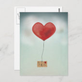 Senden Sie Ihre Liebe. Postkarte (Vorne/Hinten)