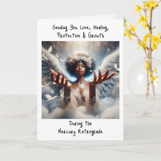 Senden Sie Ihre Liebe während des Merkur-Retrograd Karte (Gelbe Blume)